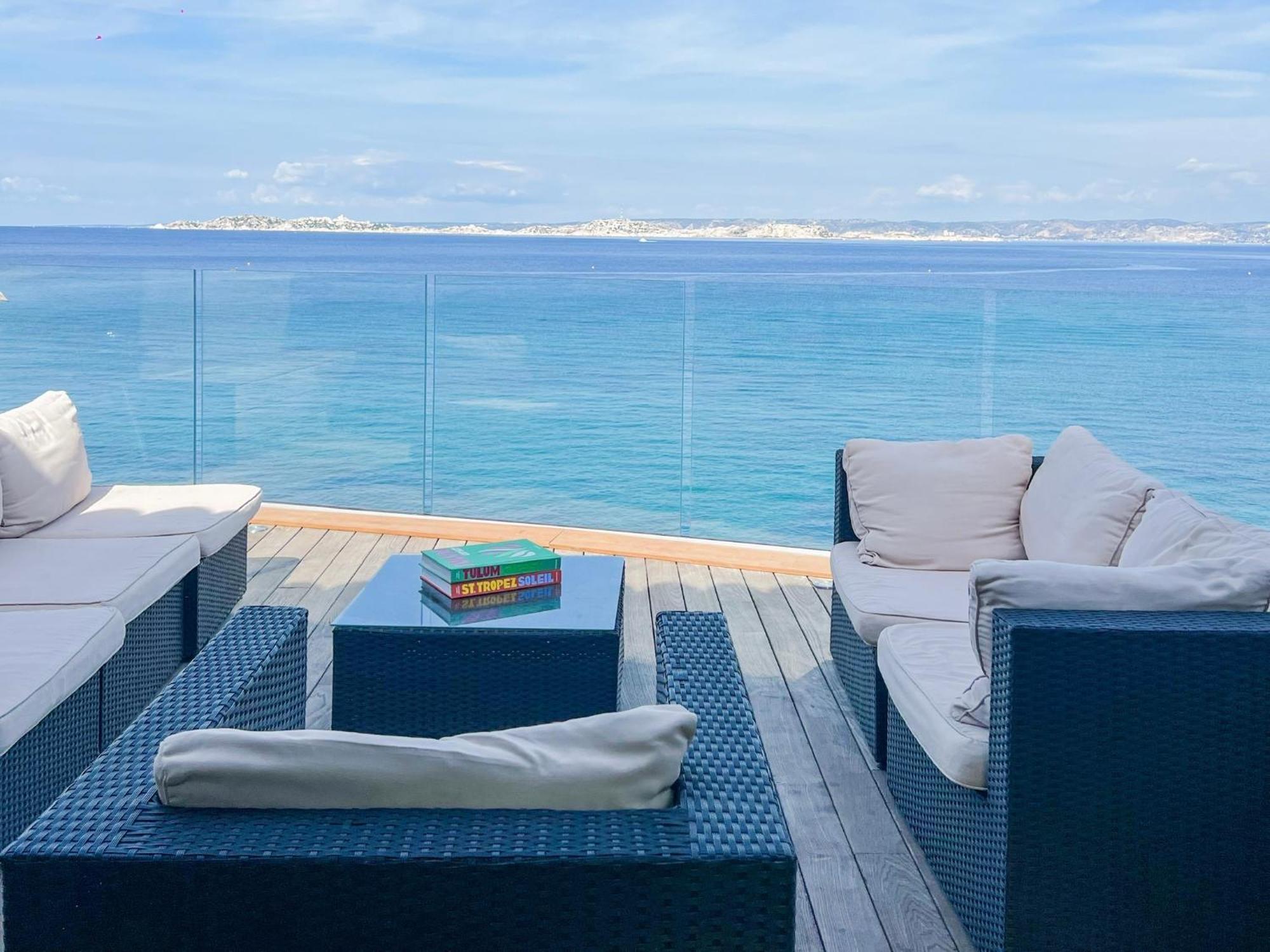 Villa Luxe Vue Mer Panoramique - Sauna-Hamam - Jacuzzi Marsella Exterior foto